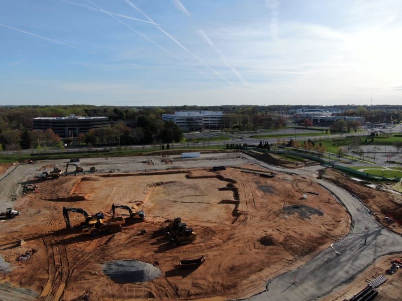 Wilmington University Convocation Center SIte Work